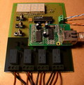 Ethernet to spi driven 7 segment indicator